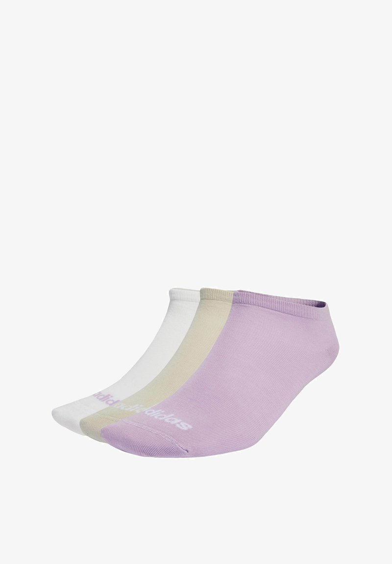 adidas Performance LOW 3PACK - Ponožky do tenisiek - powder plum white halo mint