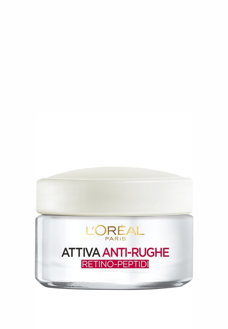 L'Oréal Paris - CREMA VISO ANTI-RUGHE ATTIVA 45+, TRATTAMENTO INTENSIVO ANTI-RUGHE, RASSODA E NUTRE LA PELLE, 50 ML - Crema da giorno, Ingrandire
