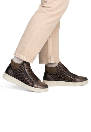 Remonte, REMONTE SNEAKER D2E70 - Baskets montantes - metallic