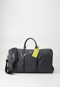 PISA DOUBLE ZIP - Hétvégi táska - black/lime