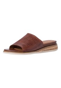 Tamaris Heeled mules - cafe structure
