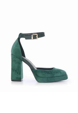 DÉCOLLETÉ CIMA - Scarpe con plateau - verde