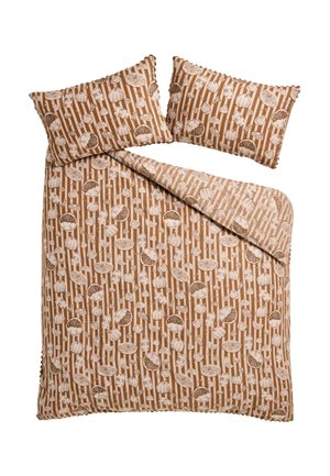 Next, AUTUMN TREATS AND PUMPKIN REVERSIBLE DUVET COVER AND PILLOWCASE SET - Sengetøj - natural