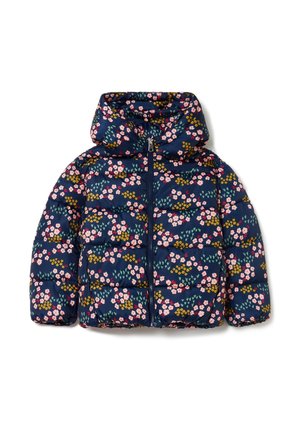 WITH SMALL FLOWERS PRINT - Veste d'hiver - dark blue