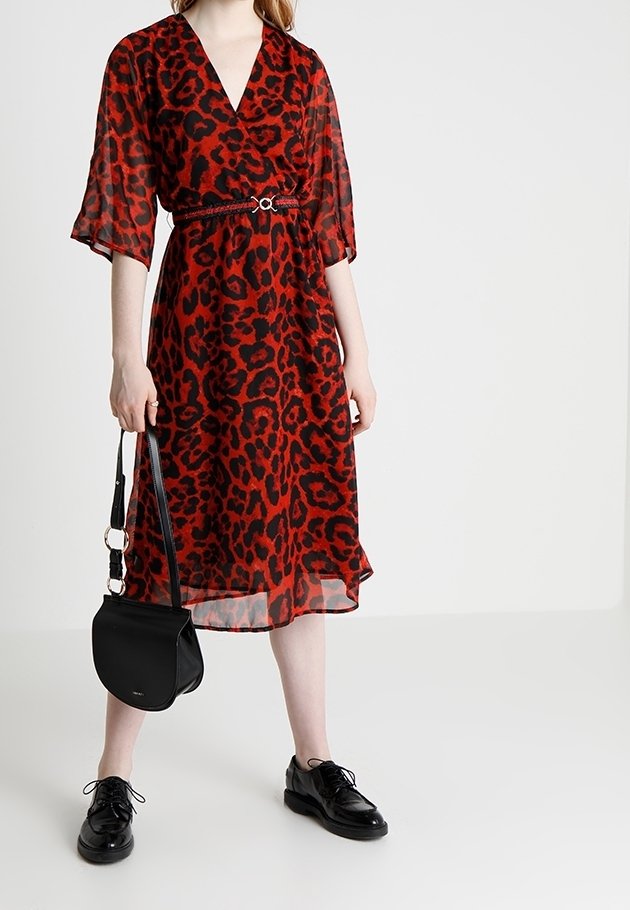 b.young Day dress - red - (Pre-owned) - Zalando.ie