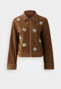 BUDDING JEWEL JACKET - Jakna od umjetne kože - brown
