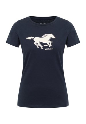 Mustang, Trükipildiga T-särk - blau