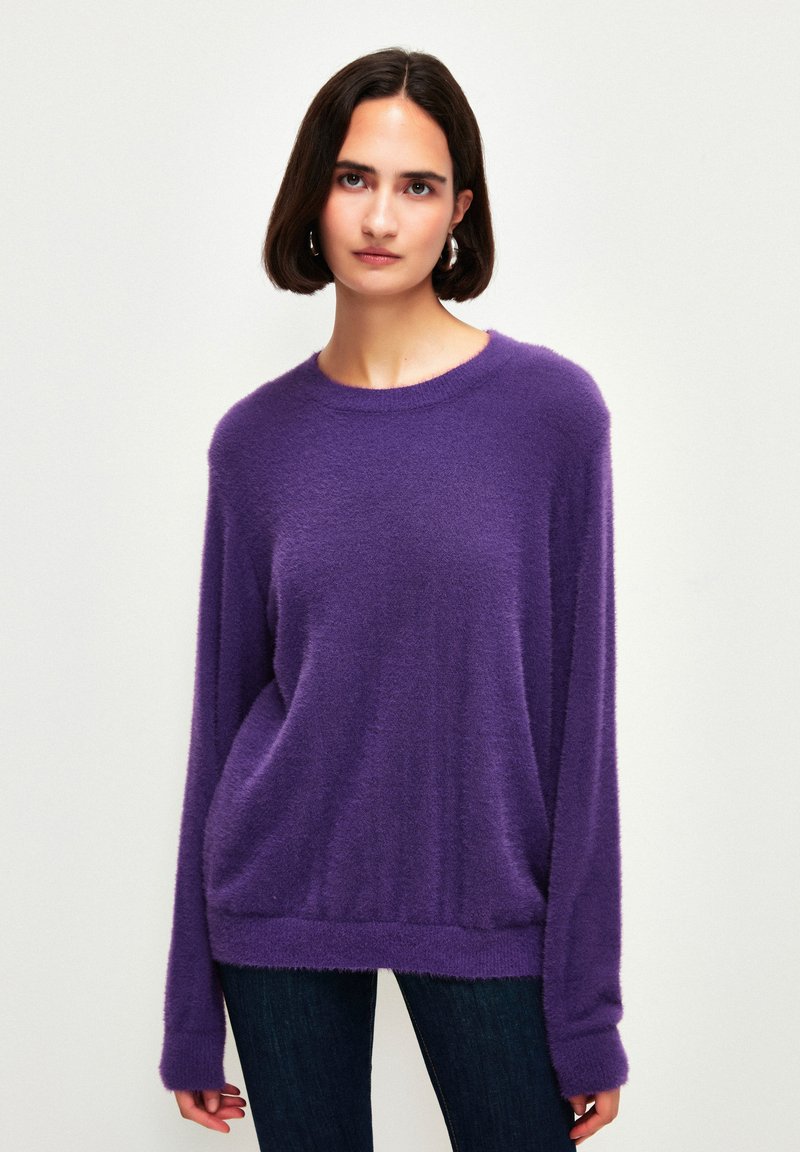 adL - Strickpullover - purple, Vergrößern