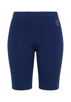 Angel of Style, CYCLING SHORTS, SLIM FIT, HEART EMBROIDERY - Leggings - dark blue