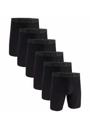 6ER PACK - PERFORMANCE TECH LONG EINFARBIG - Panties - schwarz
