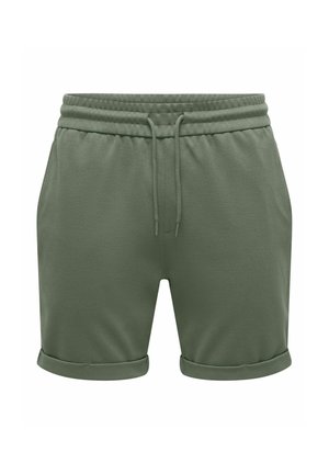 Only & Sons ONLY & SONS SWEATSHORTS NEWKODYL KURZE JOGGINGHOSE - Dresside alumine osa - castor gray