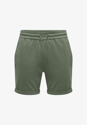 Only & Sons ONLY & SONS SWEATSHORTS NEWKODYL KURZE JOGGINGHOSE - Dresside alumine osa - castor gray