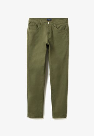 OVS, Stoffhose - dark green