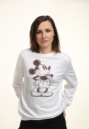 Disney MICKEY CLASSIC SKETCHY MICKEY - Sweatshirt - white