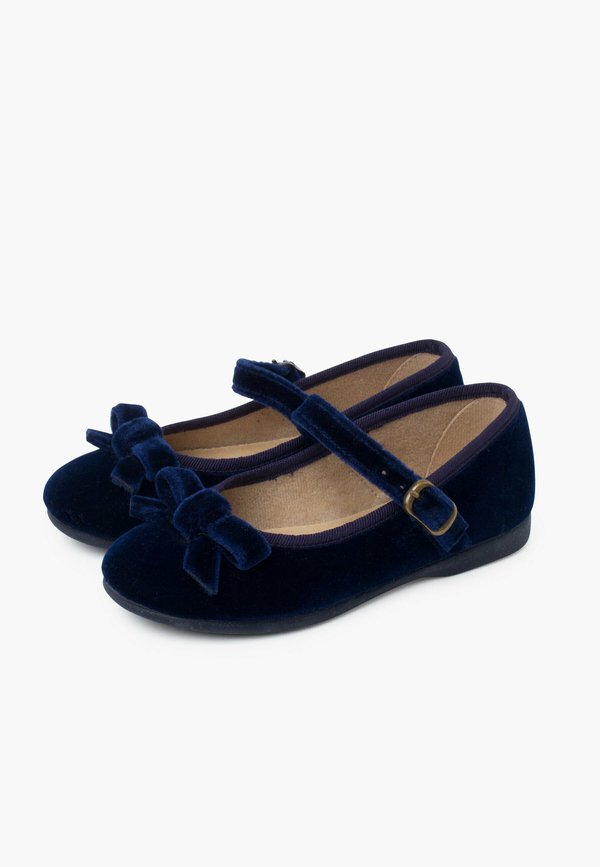MERCEDITAS  – Riemchenballerina – azul marino