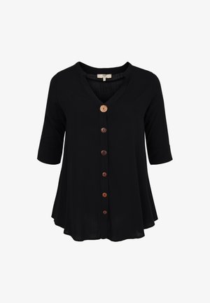 Jean Marc Philippe, FLUIDE EN CRÊPE - Blouse - noir