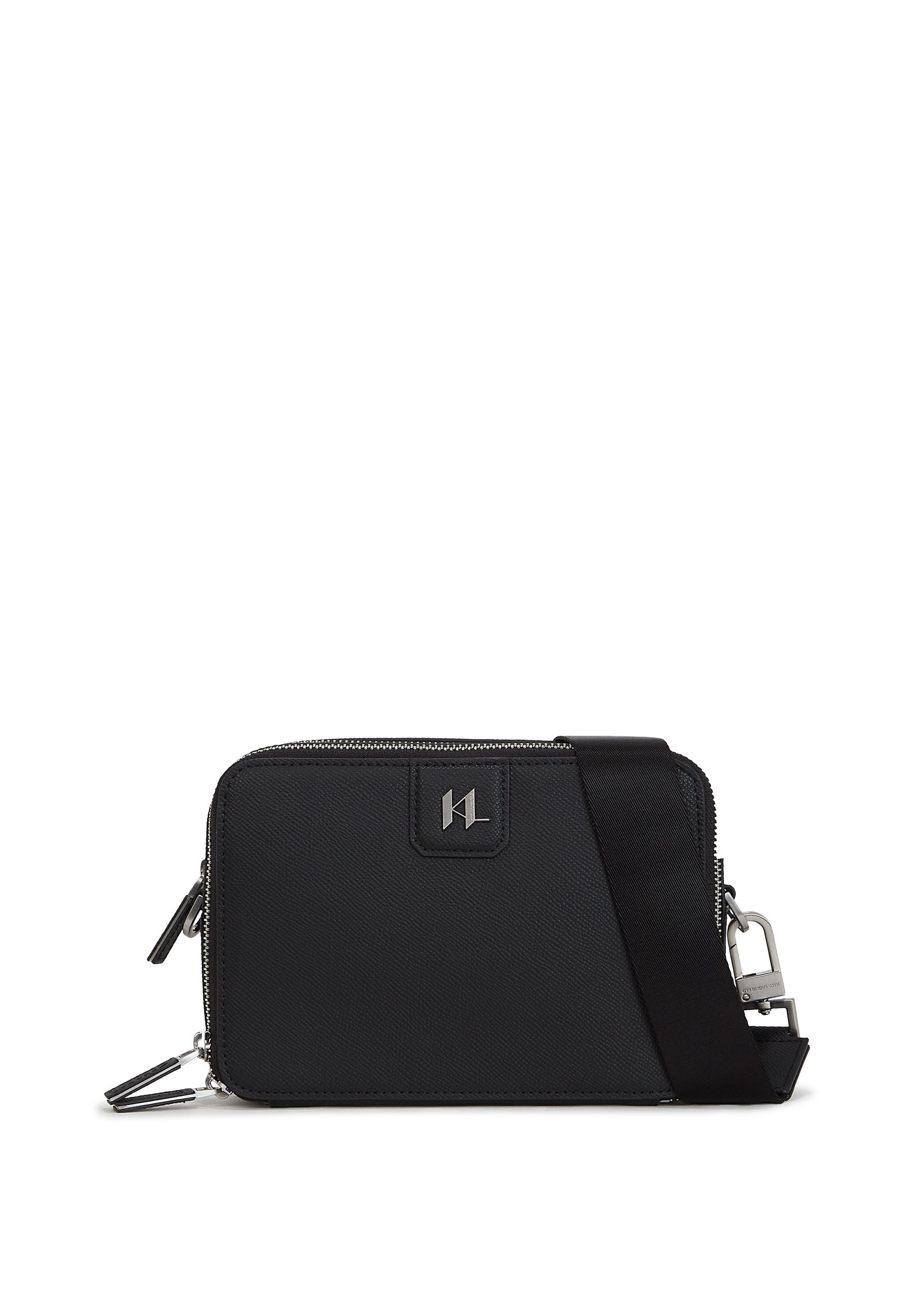 KARL LAGERFELD MONOGRAM CAMERA BAG Sac bandoulière black/noir