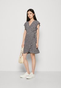 VILA VIFINI WRAP SHORT DRESS - Dnevna obleka - sweet lavender/alini