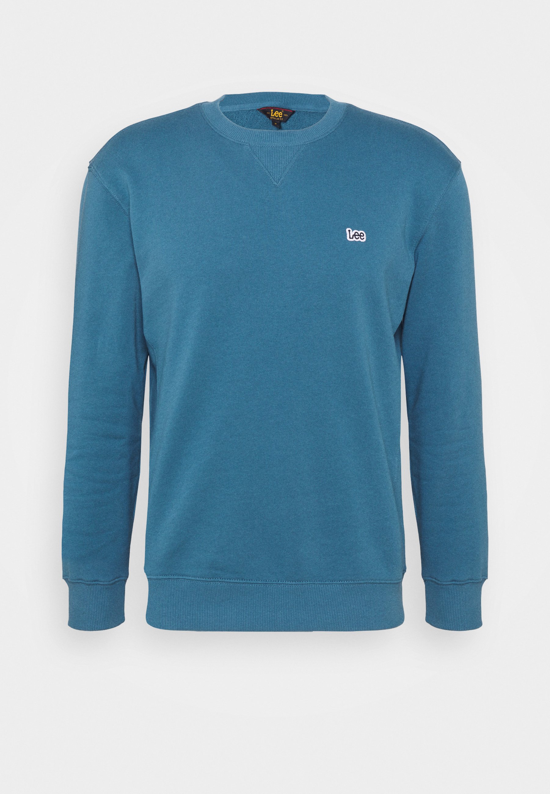 teal blue sweatshirt