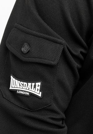 Lonsdale MIT NORMALE PASSFORM ROSSLEA - Træningssæt - black white