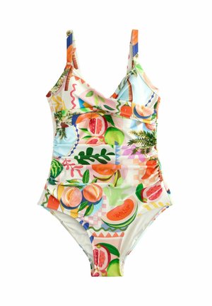 BRIGHT SHAPE ENHANCING - Plavky - bright fruit tropical print