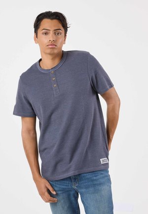 HENLEY - T-paita - navy