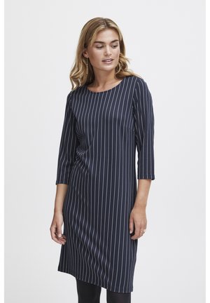 FRBLENDA DR 1 - Robe en jersey - navy blazer stripe mix