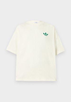 MOUNTAIN TEE UNISEX - Nyomott mintás póló - off-white