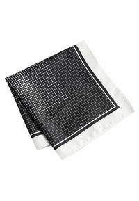 Next SET - Pocket square - black velvet polka dot