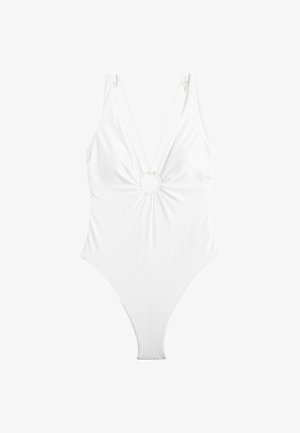 Myleene Klass REGULAR FIT - Maudymosi kostiumėlis - white rib