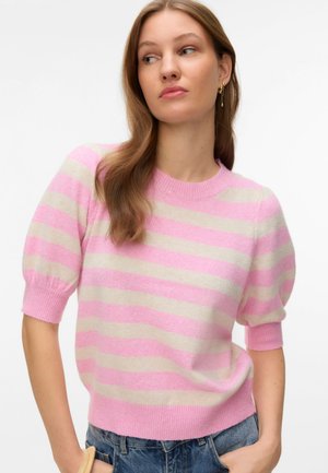 VMDOFFY 2/4 O-NECK  - T-shirt basic - bonbon
