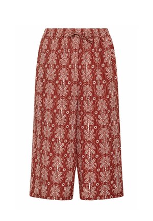 Yours Clothing, WOMEN'S CROPPED TROUSERS - Pantalon classique - burnt orange