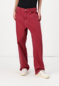 Carhartt WIP - BRANDON PANT - Traperice opuštenog kroja - mulberry stone dyed Minijatura 1