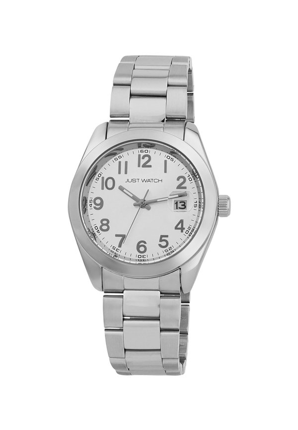 5 ATM, DATUM, MODERN - Uhr - silberfarbig