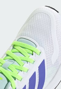 adidas Performance RUNFALCON - Chaussures de running sur route - cloud white  blue   lucid lemon