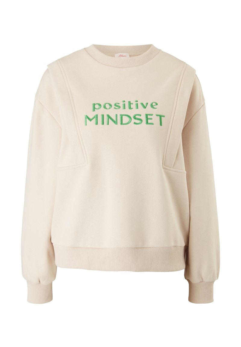 Damen Sweatshirts | s.Oliver Sweatshirt beige placed print/beige - ND20794 Damen Sweatshirts | s.Oliver Sweatshirt beige placed print/beige - ND20794