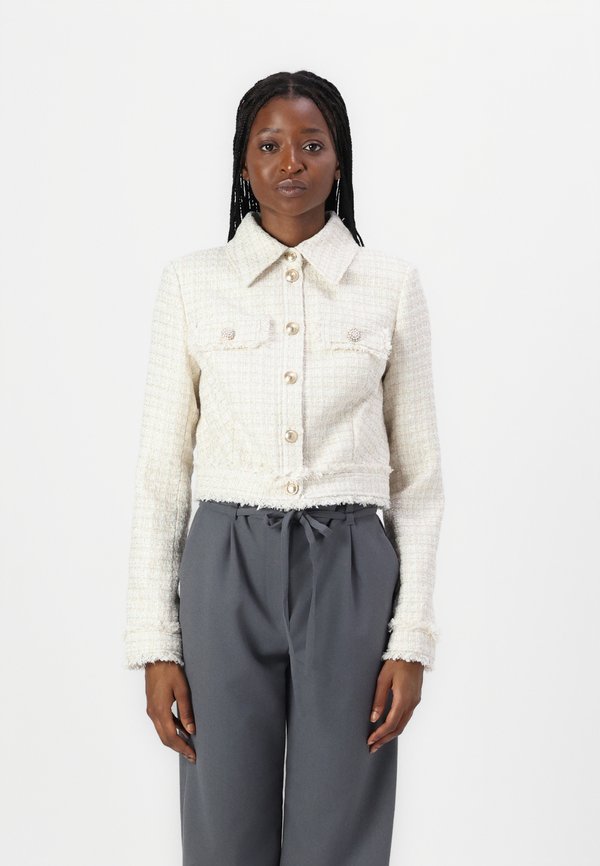 DAPHNEE CROPPED  - Light jacket - cream