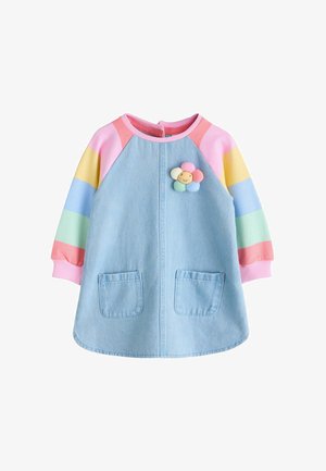 Next, REGULAR FIT - RAGLAN DENIM DRESS . - Spijkerjurk - pastel rainbow