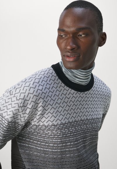 Missoni CREWNECK - Pulover - black/white