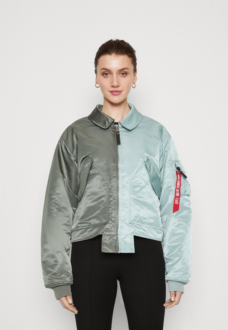 Alpha Industries - Giubbotto Bomber - vintage green, Ingrandire