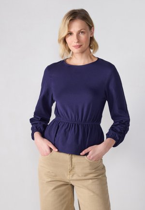 Topper langermet - dark blue