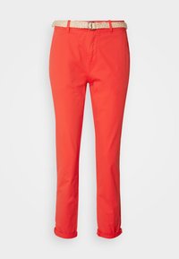 Esprit MIT GÜRTEL - Chino-püksid - red