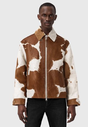 GARRISON - Leather jacket - brown