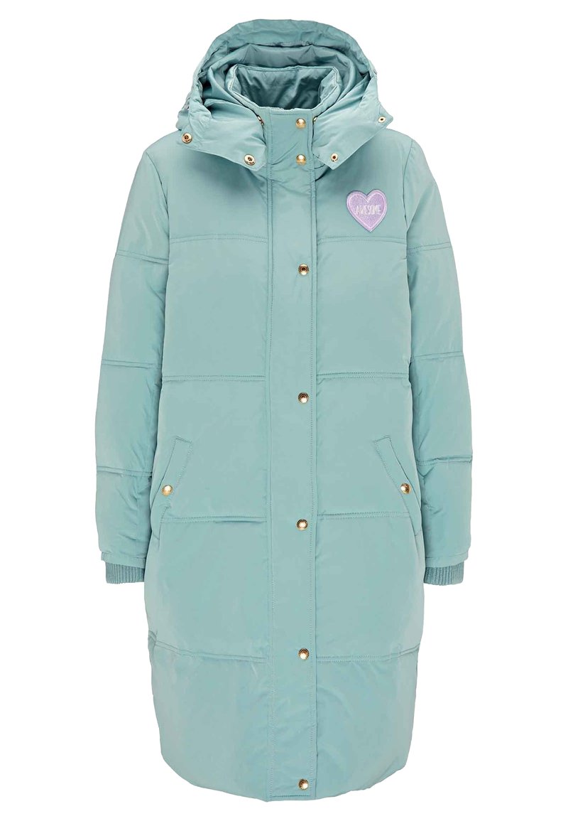 myMo Wintermantel mintgroen