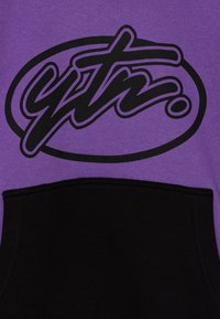Yourturn Kids UNISEX - Felpa con cappuccio - black/dark purple