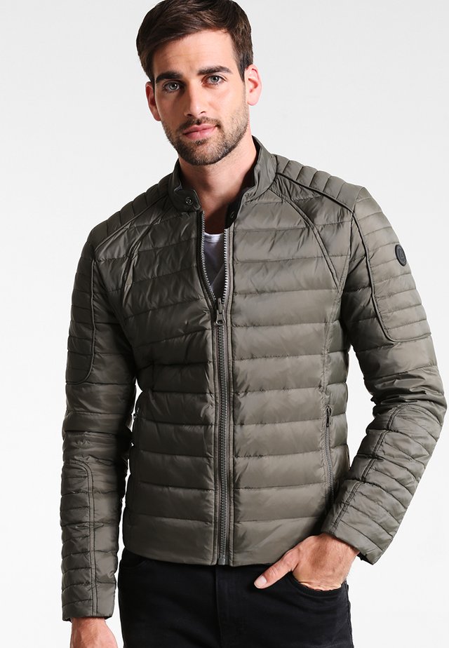 LEMAN DOUDOUNE REVERSIBLE - Dunjacka - khaki black
