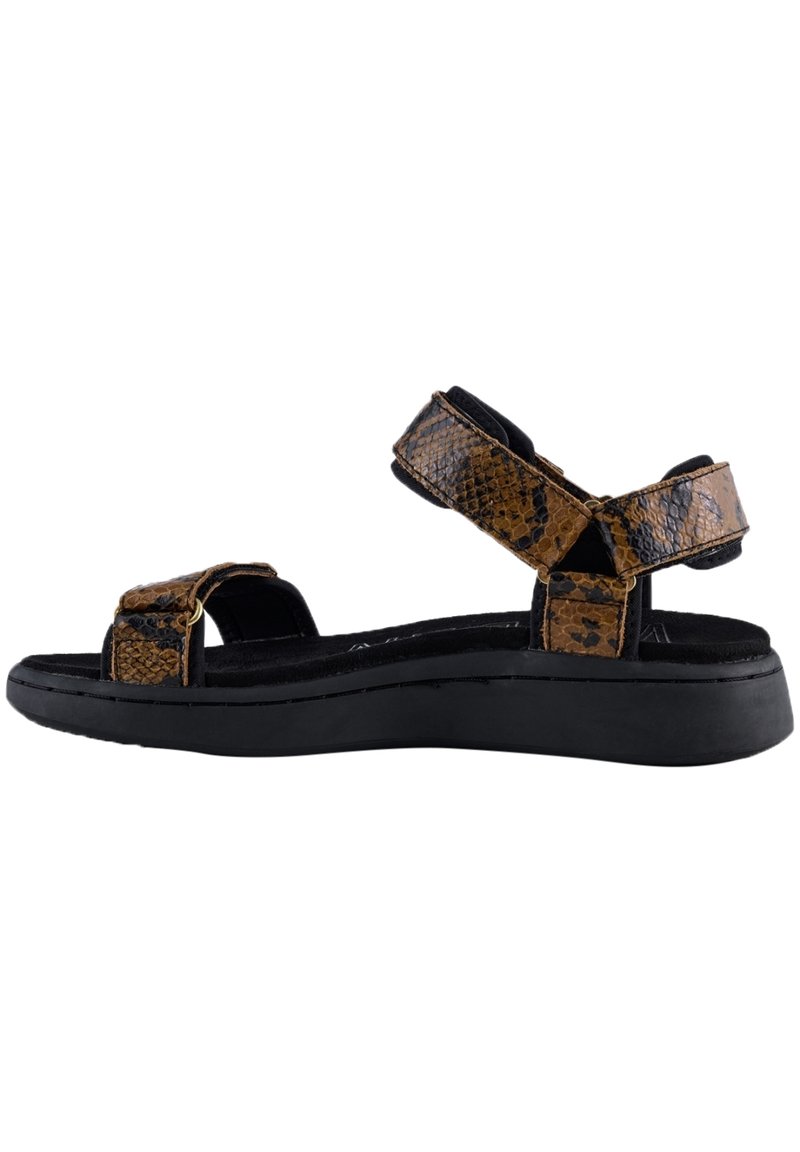 Woden Walking sandals braun schlange/brown Zalando.ie