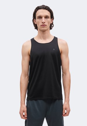 Pier One Sport, ESSENTIAL QUICK DRY MUSCLE VEST WITH RACER BACK - Top - black