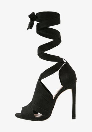 River Island, Sandales à talons hauts - black