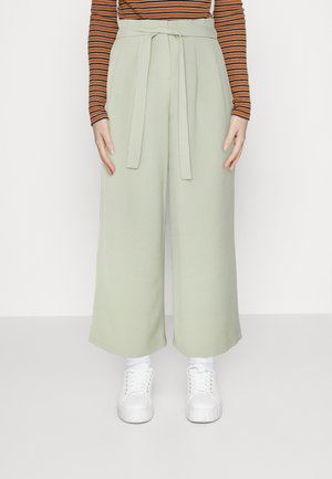 ONLY ONLLIZZO BELT CULOTTE  - Pantalon classique - desert sage